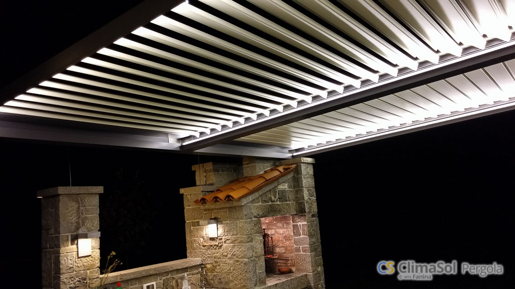 Zunanje senčilo pergola za letni vrt