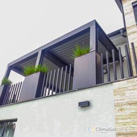 Pergola na obstoječi konstrukciji