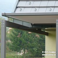 Zunanje senčilo za nadstreške